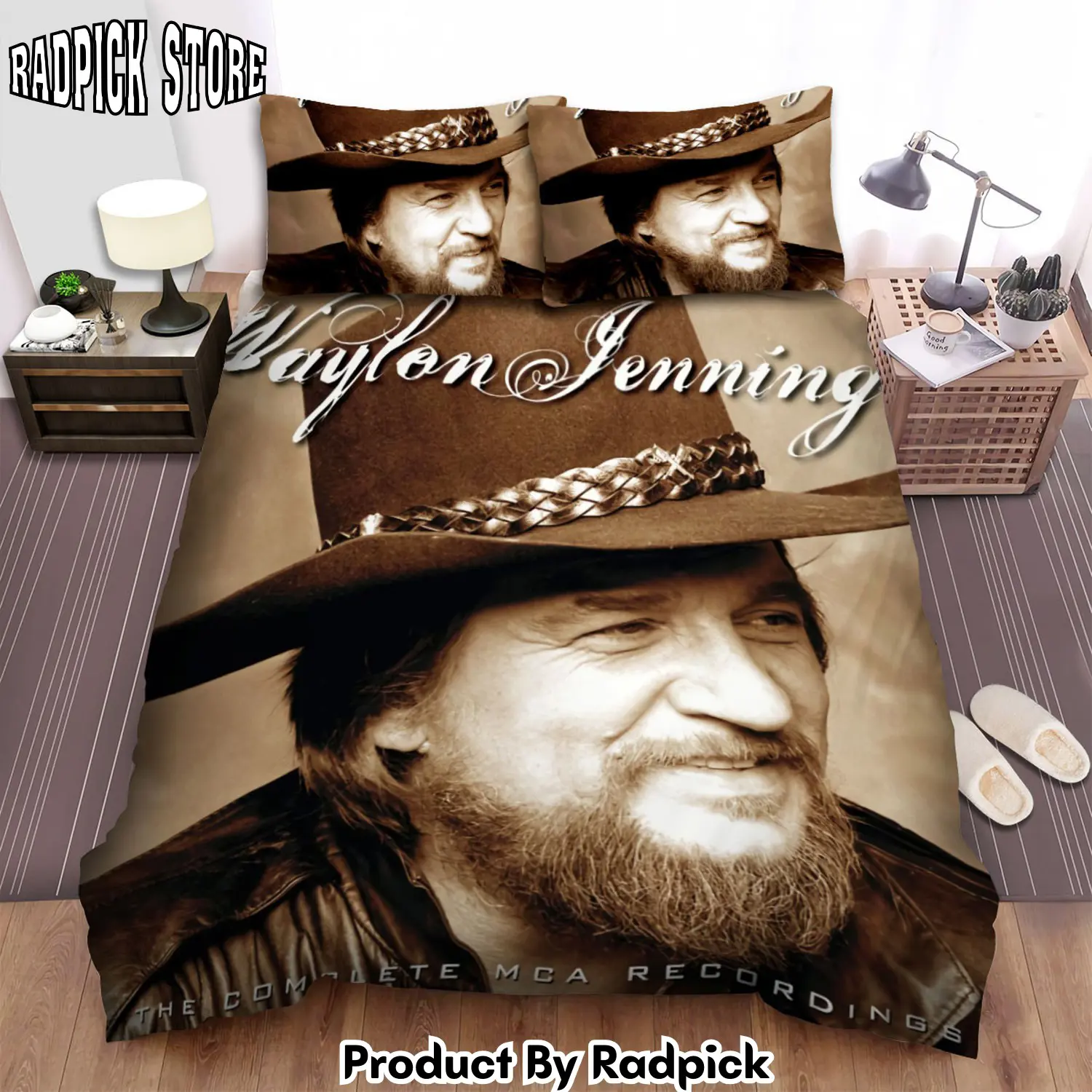 Radpick the complete mca recordings waylon jennings bed sheets spread comforter duvet cover bedding sets rp3271315